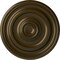 Ekena Millwork Kepler Traditional Ceiling Medallion (For Canopies up to 2 5/8"), 11 7/8"OD x 1 1/4"P, Brass CM12KPBRS - alternate 1